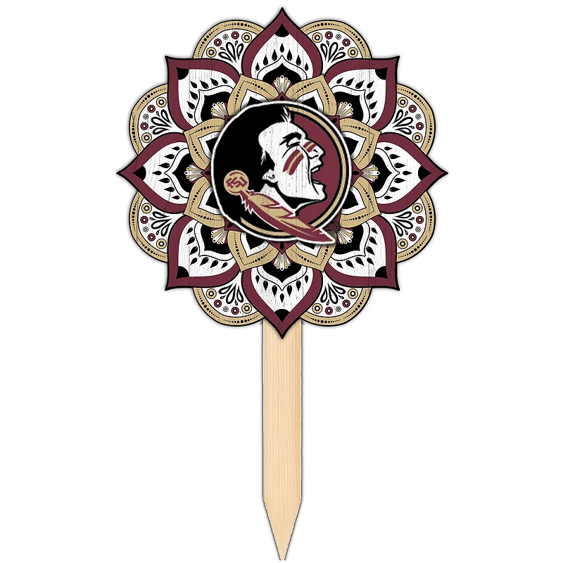 Florida State Seminoles 18'' x 12'' Mandala Yard Stake