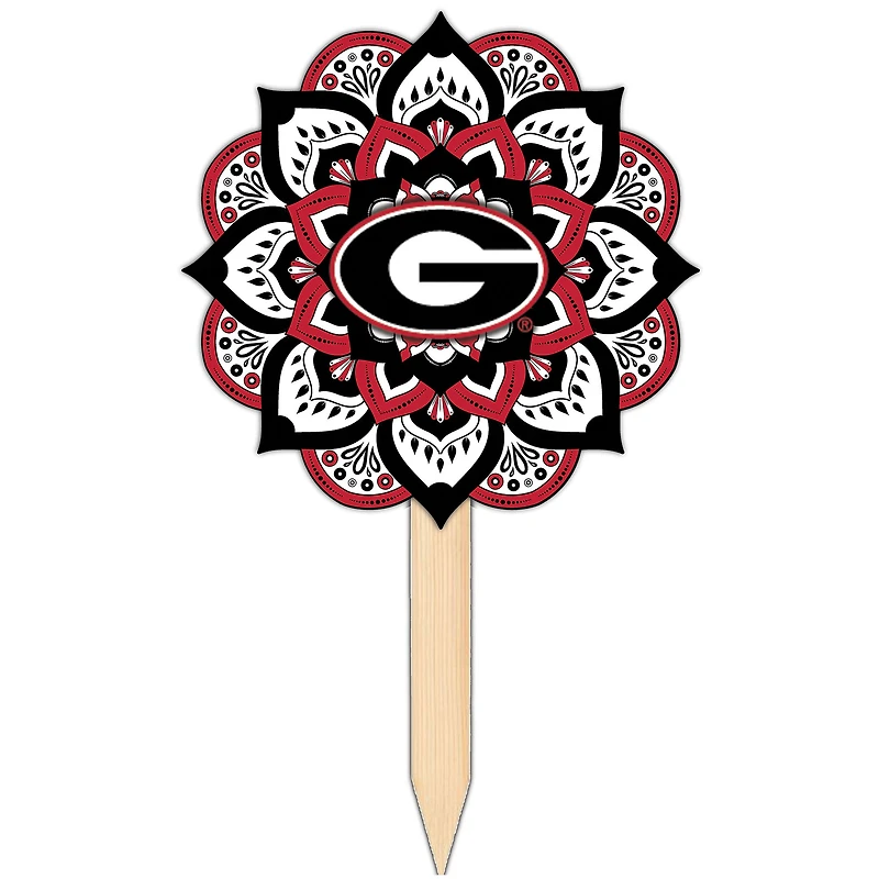 Georgia Bulldogs 18'' x 12'' Mandala Yard Stake
