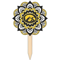 Iowa Hawkeyes 18'' x 12'' Mandala Yard Stake