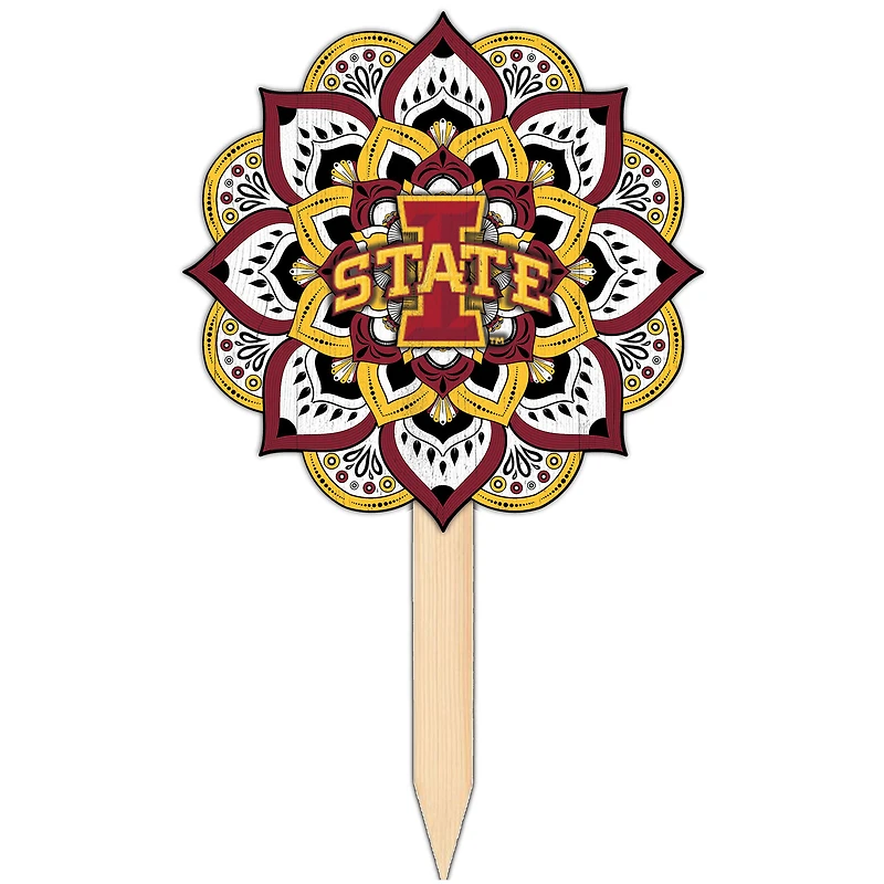 Iowa State Cyclones 18'' x 12'' Mandala Yard Stake