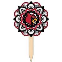 Louisville Cardinals 18'' x 12'' Mandala Yard Stake