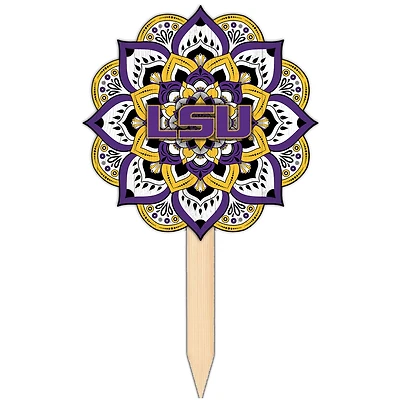 LSU Tigers 18'' x 12'' Mandala Yard Stake