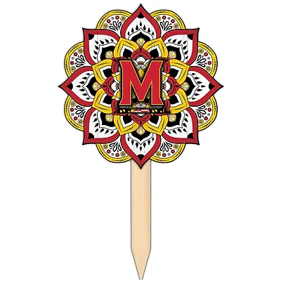 Maryland Terrapins 18'' x 12'' Mandala Yard Stake
