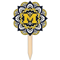 Michigan Wolverines 18'' x 12'' Mandala Yard Stake