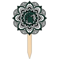 Michigan State Spartans 18'' x 12'' Mandala Yard Stake