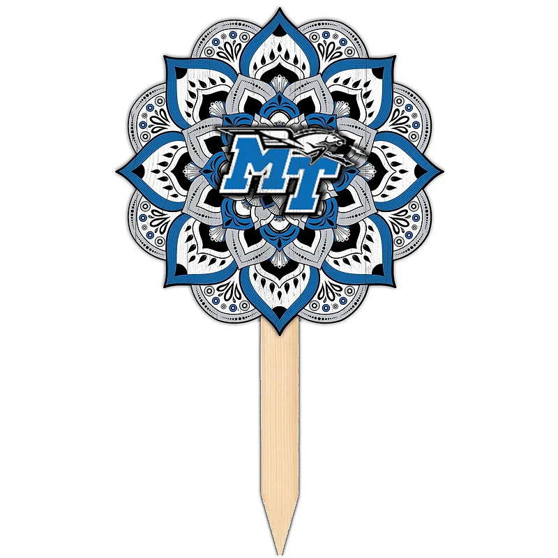 MTSU Blue Raiders 18'' x 12'' Mandala Yard Stake
