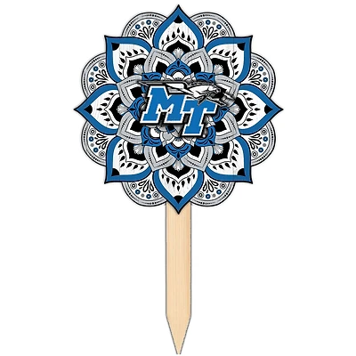 MTSU Blue Raiders 18'' x 12'' Mandala Yard Stake