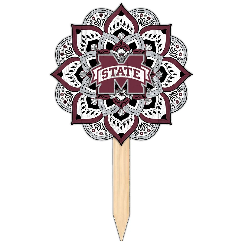 Mississippi State Bulldogs 18'' x 12'' Mandala Yard Stake