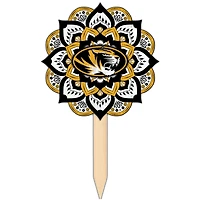 Missouri Tigers 18'' x 12'' Mandala Yard Stake