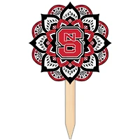 NC State Wolfpack 18'' x 12'' Mandala Yard Stake
