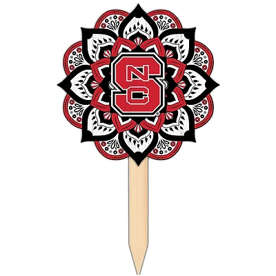 NC State Wolfpack 18'' x 12'' Mandala Yard Stake