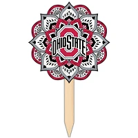 Ohio State Buckeyes 18'' x 12'' Mandala Yard Stake