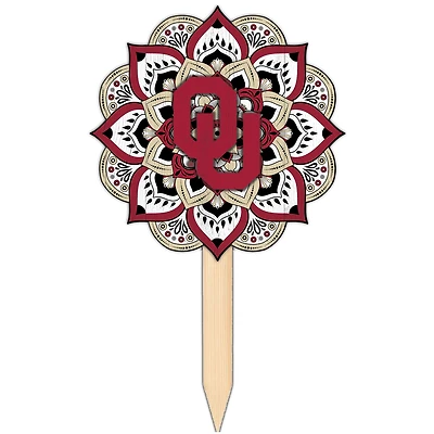 Oklahoma Sooners 18'' x 12'' Mandala Yard Stake
