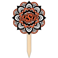 Oklahoma State Cowboys 18'' x 12'' Mandala Yard Stake