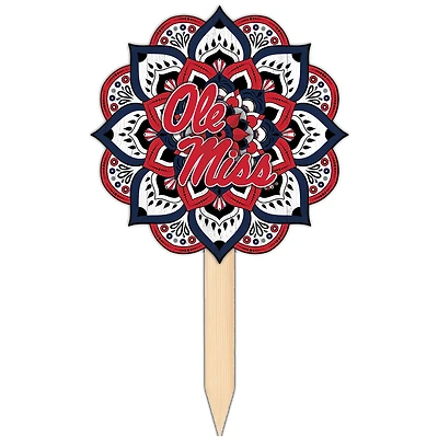 Ole Miss Rebels 18'' x 12'' Mandala Yard Stake