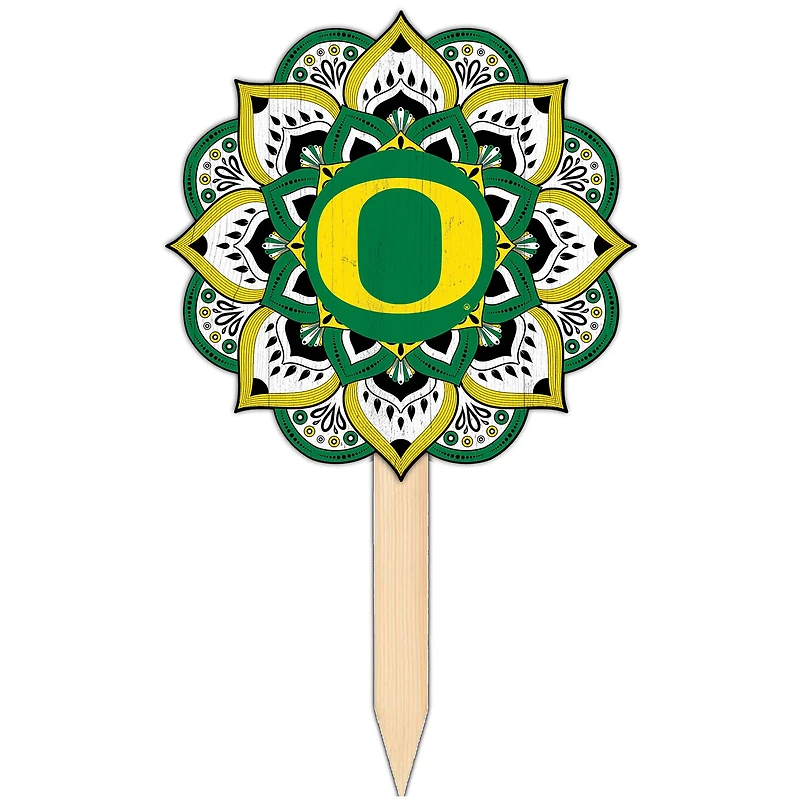 Oregon Ducks 18'' x 12'' Mandala Yard Stake