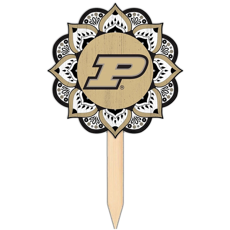 Purdue Boilermakers 18'' x 12'' Mandala Yard Stake