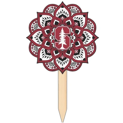 Stanford Cardinal 18'' x 12'' Mandala Yard Stake