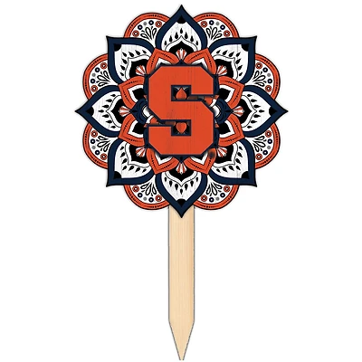 Syracuse Orange 18'' x 12'' Mandala Yard Stake