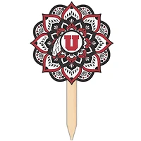 Utah Utes 18'' x 12'' Mandala Yard Stake