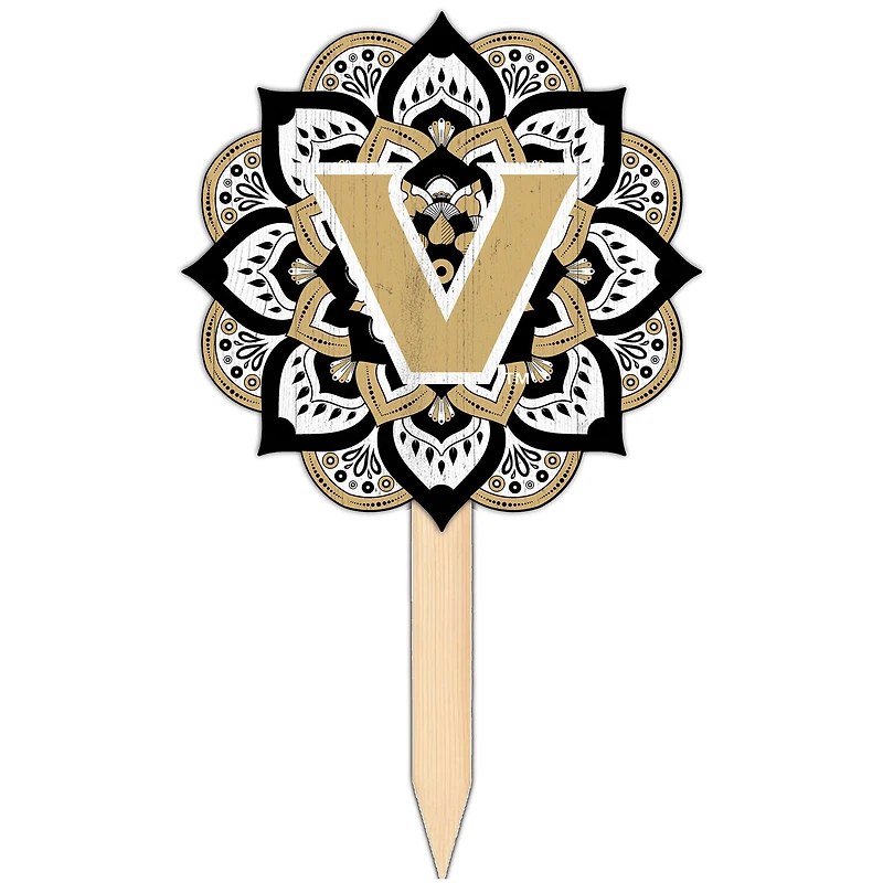 Vanderbilt Commodores 18'' x 12'' Mandala Yard Stake