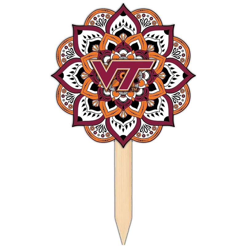 Virginia Tech Hokies 18'' x 12'' Mandala Yard Stake