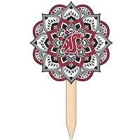Washington State Cougars 18'' x 12'' Mandala Yard Stake