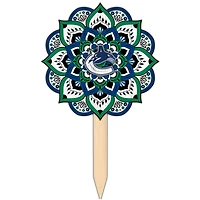 Vancouver Canucks 18'' x 12'' Mandala Yard Stake