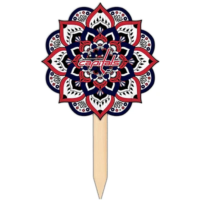 Washington Capitals 18'' x 12'' Mandala Yard Stake