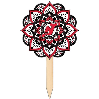 New Jersey Devils 18'' x 12'' Mandala Yard Stake
