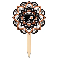 Philadelphia Flyers 18'' x 12'' Mandala Yard Stake