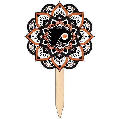 Philadelphia Flyers 18'' x 12'' Mandala Yard Stake