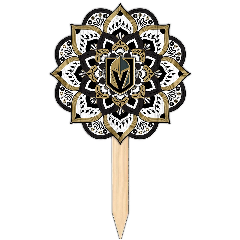 Vegas Golden Knights 18'' x 12'' Mandala Yard Stake
