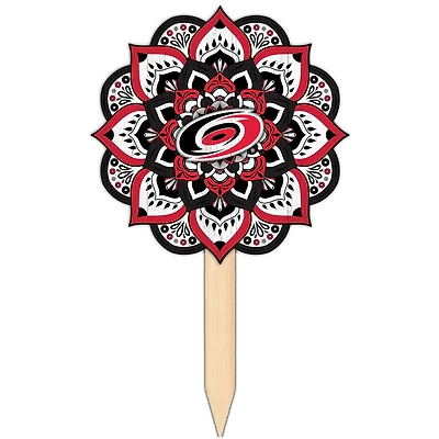 Carolina Hurricanes 18'' x 12'' Mandala Yard Stake