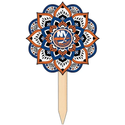 New York Islanders 18'' x 12'' Mandala Yard Stake