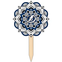 Tampa Bay Lightning 18'' x 12'' Mandala Yard Stake
