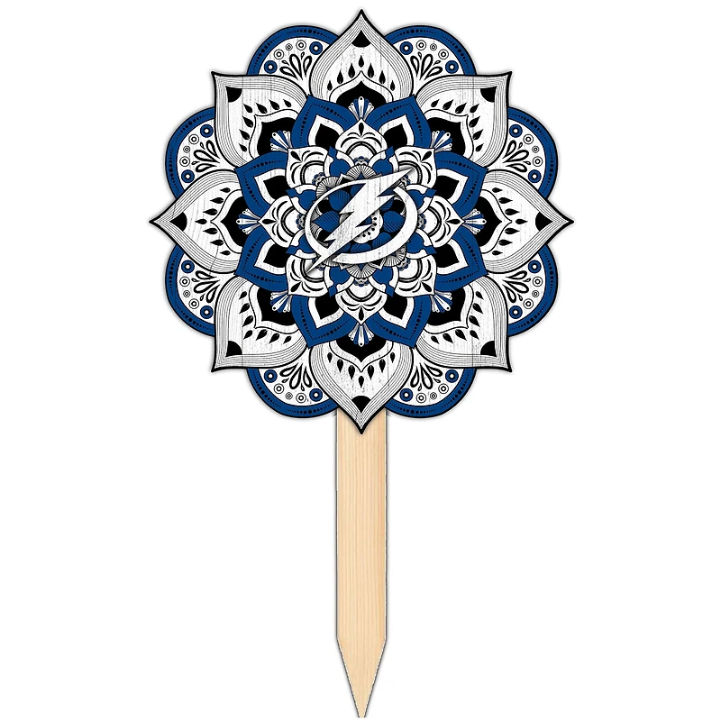 Tampa Bay Lightning 18'' x 12'' Mandala Yard Stake