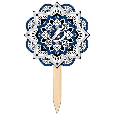 Tampa Bay Lightning 18'' x 12'' Mandala Yard Stake