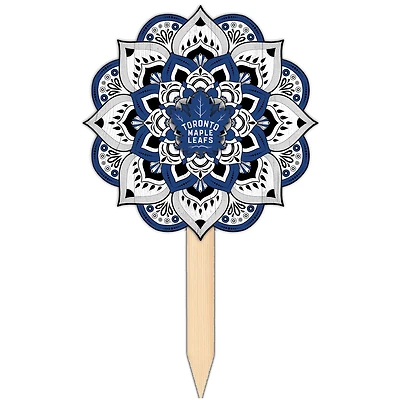 Toronto Maple Leafs 18'' x 12'' Mandala Yard Stake