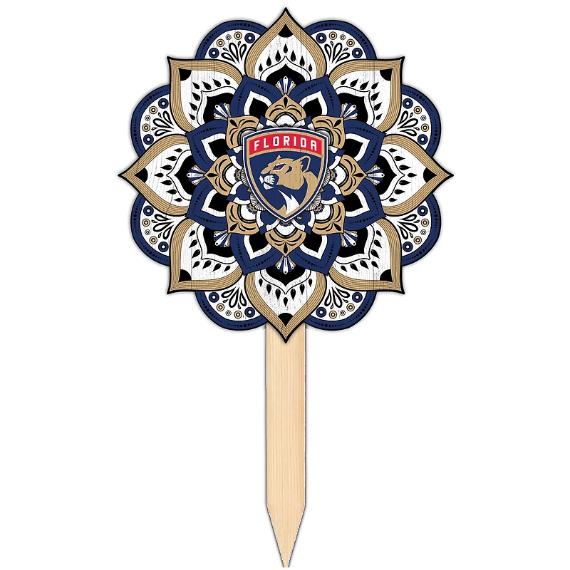 Florida Panthers 18'' x 12'' Mandala Yard Stake