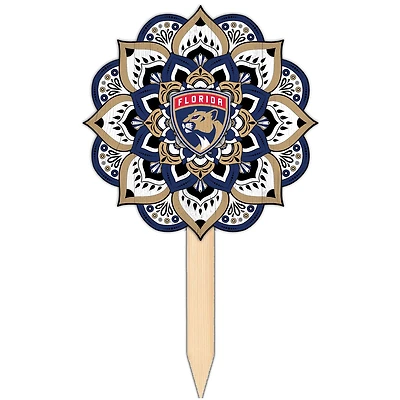Florida Panthers 18'' x 12'' Mandala Yard Stake