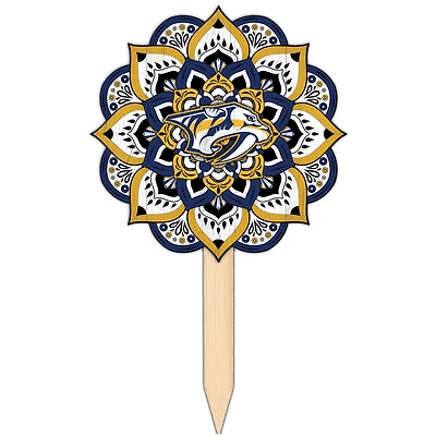 Nashville Predators 18'' x 12'' Mandala Yard Stake