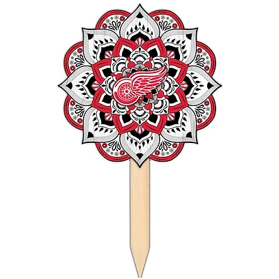 Detroit Red Wings 18'' x 12'' Mandala Yard Stake