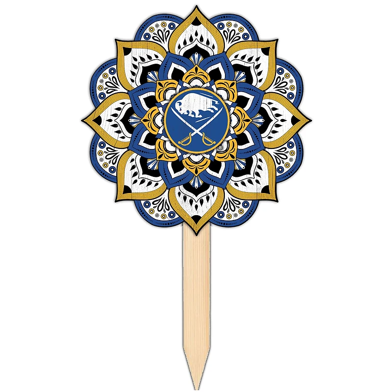 Buffalo Sabres 18'' x 12'' Mandala Yard Stake
