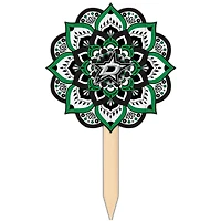 Dallas Stars 18'' x 12'' Mandala Yard Stake