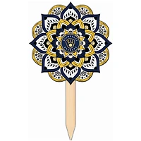 Milwaukee Brewers 18'' x 12'' Mandala Yard Stake