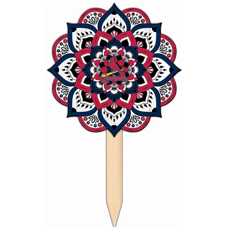 St. Louis Cardinals 18'' x 12'' Mandala Yard Stake
