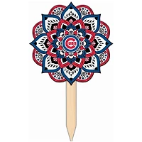Chicago Cubs 18'' x 12'' Mandala Yard Stake
