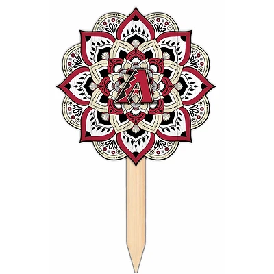 Arizona Diamondbacks 18'' x 12'' Mandala Yard Stake