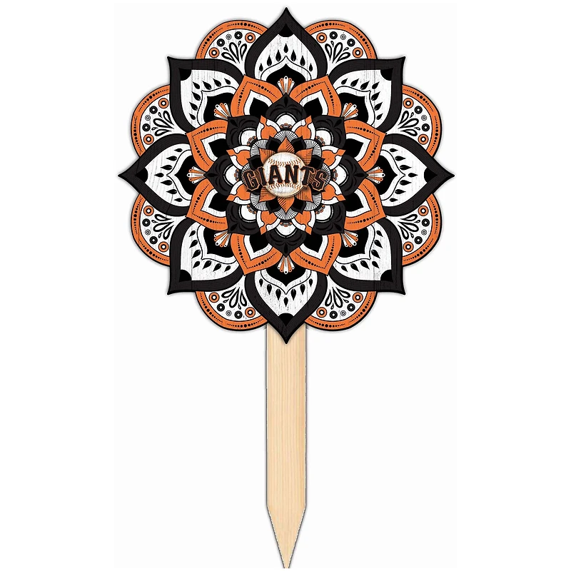 San Francisco Giants 18'' x 12'' Mandala Yard Stake